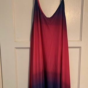 Pink & Turquoise Ombré Harem Jumpsuit